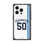 プレミアムスクエアケース with MagSafe［ 埼玉西武ライオンズ- #50 TAKAMATSU - ホーム ］
