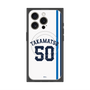 プレミアムスクエアケース with MagSafe［ 埼玉西武ライオンズ- #50 TAKAMATSU - ホーム ］