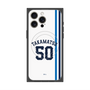プレミアムスクエアケース with MagSafe［ 埼玉西武ライオンズ- #50 TAKAMATSU - ホーム ］