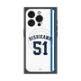 プレミアムスクエアケース with MagSafe［ 埼玉西武ライオンズ- #51 NISHIKAWA - ホーム ］