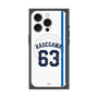 プレミアムスクエアケース with MagSafe［ 埼玉西武ライオンズ- #63 HASEGAWA - ホーム ］