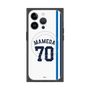 プレミアムスクエアケース with MagSafe［ 埼玉西武ライオンズ- #70 MAMEDA - ホーム ］