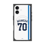 プレミアムスクエアケース with MagSafe［ 埼玉西武ライオンズ- #70 MAMEDA - ホーム ］