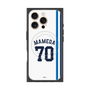 プレミアムスクエアケース with MagSafe［ 埼玉西武ライオンズ- #70 MAMEDA - ホーム ］