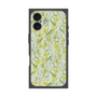 プレミアムスクエアケース with MagSafe［ 日比谷花壇 - DelicateGeometry - ライトグリーン ］