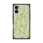 プレミアムスクエアケース with MagSafe［ 日比谷花壇 - DelicateGeometry - ライトグリーン ］