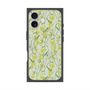 プレミアムスクエアケース with MagSafe［ 日比谷花壇 - DelicateGeometry - ライトグリーン ］