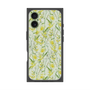 プレミアムスクエアケース with MagSafe［ 日比谷花壇 - DelicateGeometry - ライトグリーン ］