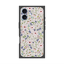 プレミアムスクエアケース with MagSafe［ 日比谷花壇 - FloralSymphony - ベージュ ］