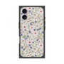 プレミアムスクエアケース with MagSafe［ 日比谷花壇 - FloralSymphony - ベージュ ］