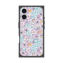 プレミアムスクエアケース with MagSafe［ 日比谷花壇 - HarmonyinBloom - パープル ］
