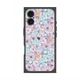 プレミアムスクエアケース with MagSafe［ 日比谷花壇 - HarmonyinBloom - パープル ］