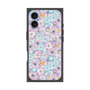 プレミアムスクエアケース with MagSafe［ 日比谷花壇 - HarmonyinBloom - パープル ］