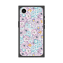 プレミアムスクエアケース with MagSafe［ 日比谷花壇 - HarmonyinBloom - パープル ］