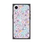 プレミアムスクエアケース with MagSafe［ 日比谷花壇 - HarmonyinBloom - パープル ］