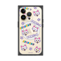 プレミアムスクエアケース with MagSafe［ クリアソン新宿 - くりあにゃん - 総柄 ］