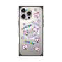 プレミアムスクエアケース with MagSafe［ クリアソン新宿 - くりあにゃん - 総柄 ］