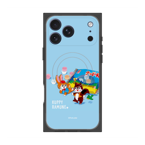 プレミアムスクエアケース with MagSafe［ クッピーラムネ - drawing1 ］