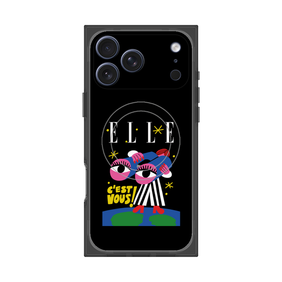 プレミアムスクエアケース with MagSafe［ ELLE - 80 YEARS - CACHETEJACK ］
