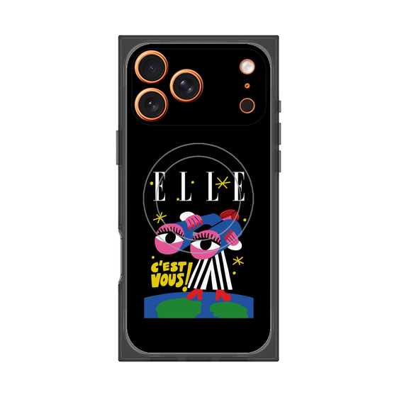 プレミアムスクエアケース with MagSafe［ ELLE - 80 YEARS - CACHETEJACK ］