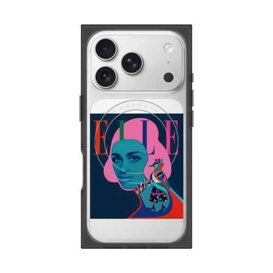 プレミアムスクエアケース with MagSafe［ ELLE - 80 YEARS - RAMONA NORDAL ］