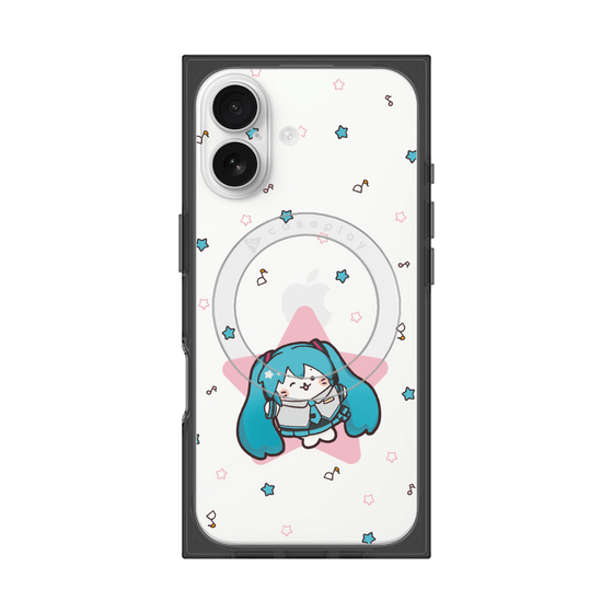 プレミアムスクエアケース with MagSafe［ しろたん×初音ミク - 初音ミク - しろたん変身 ］