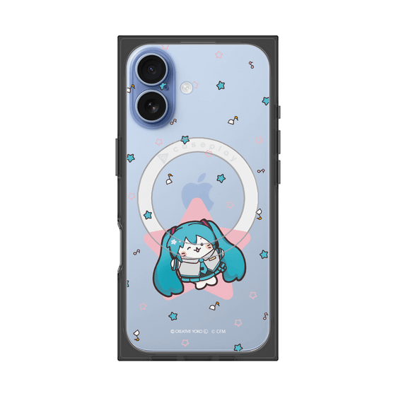 プレミアムスクエアケース with MagSafe［ しろたん×初音ミク - 初音ミク - しろたん変身 ］