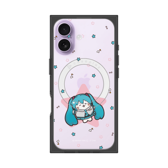 プレミアムスクエアケース with MagSafe［ しろたん×初音ミク - 初音ミク - しろたん変身 ］