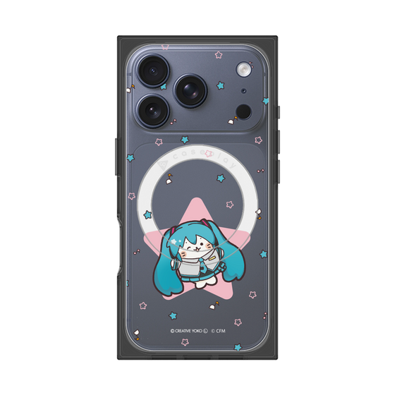 プレミアムスクエアケース with MagSafe［ しろたん×初音ミク - 初音ミク - しろたん変身 ］