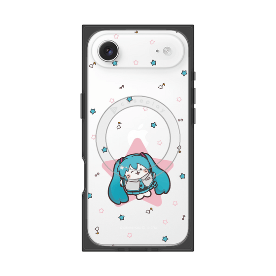 プレミアムスクエアケース with MagSafe［ しろたん×初音ミク - 初音ミク - しろたん変身 ］