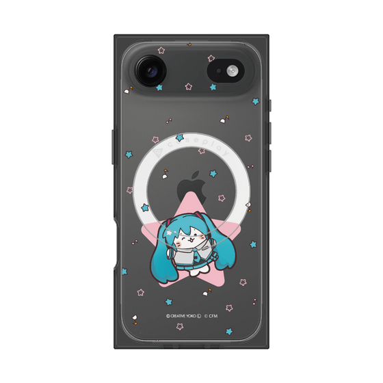 プレミアムスクエアケース with MagSafe［ しろたん×初音ミク - 初音ミク - しろたん変身 ］