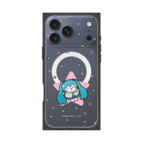 プレミアムスクエアケース with MagSafe［ しろたん×初音ミク - 初音ミク - しろたん変身 ］