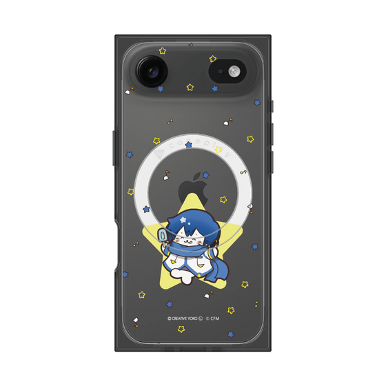 プレミアムスクエアケース with MagSafe［ しろたん×初音ミク - KAITO - しろたん変身 ］
