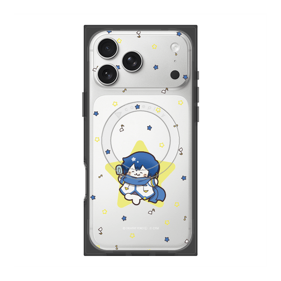 プレミアムスクエアケース with MagSafe［ しろたん×初音ミク - KAITO - しろたん変身 ］