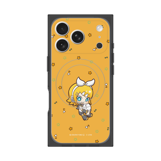 プレミアムスクエアケース with MagSafe［ しろたん×初音ミク - 鏡音リン - しろたんと一緒 ］