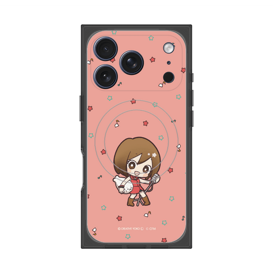 プレミアムスクエアケース with MagSafe［ しろたん×初音ミク - MEIKO - しろたんと一緒 ］