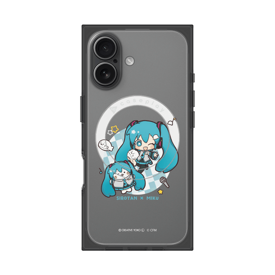 プレミアムスクエアケース with MagSafe［ しろたん×初音ミク - しろたん×初音ミク ］
