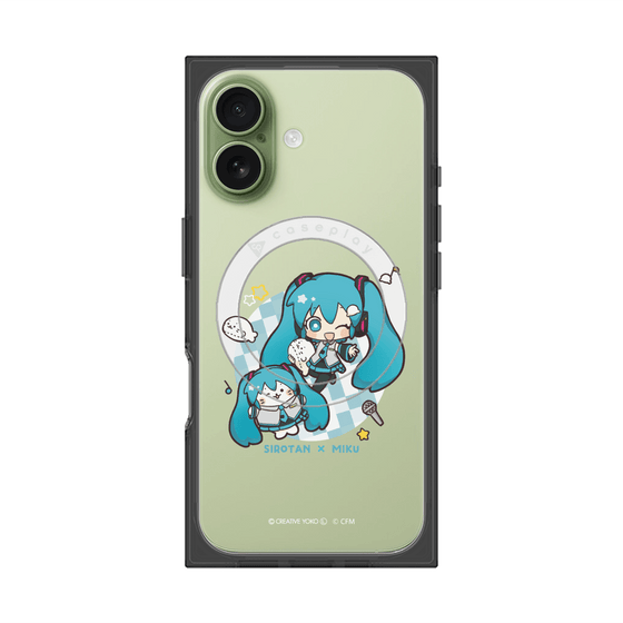 プレミアムスクエアケース with MagSafe［ しろたん×初音ミク - しろたん×初音ミク ］