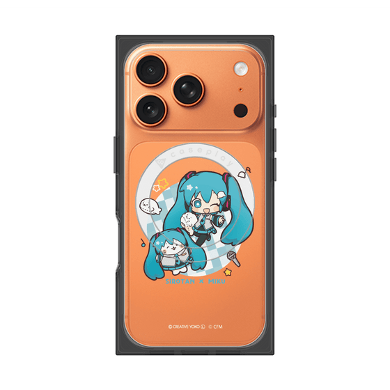 プレミアムスクエアケース with MagSafe［ しろたん×初音ミク - しろたん×初音ミク ］