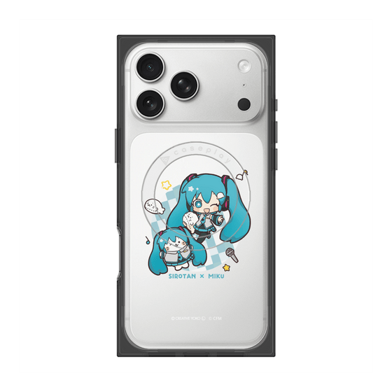 プレミアムスクエアケース with MagSafe［ しろたん×初音ミク - しろたん×初音ミク ］