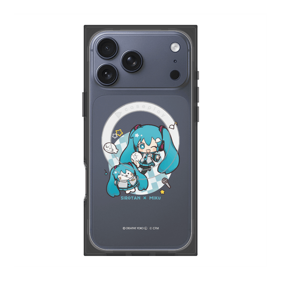 プレミアムスクエアケース with MagSafe［ しろたん×初音ミク - しろたん×初音ミク ］