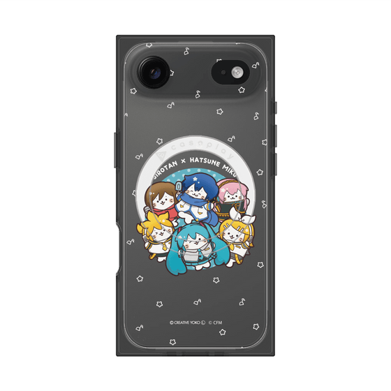 プレミアムスクエアケース with MagSafe［ しろたん×初音ミク - 全員集合 - しろたん変身 ］