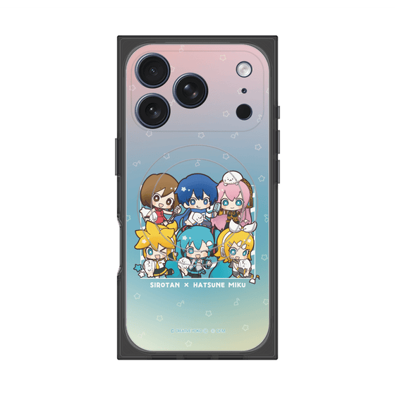 プレミアムスクエアケース with MagSafe［ しろたん×初音ミク - 全員集合 - しろたんと一緒 ］