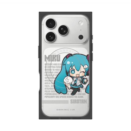 プレミアムスクエアケース with MagSafe［ しろたん×初音ミク - 初音ミク - デジタルコード ］