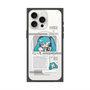 プレミアムスクエアケース with MagSafe［ しろたん×初音ミク - 初音ミク - インフォグラフィック ］