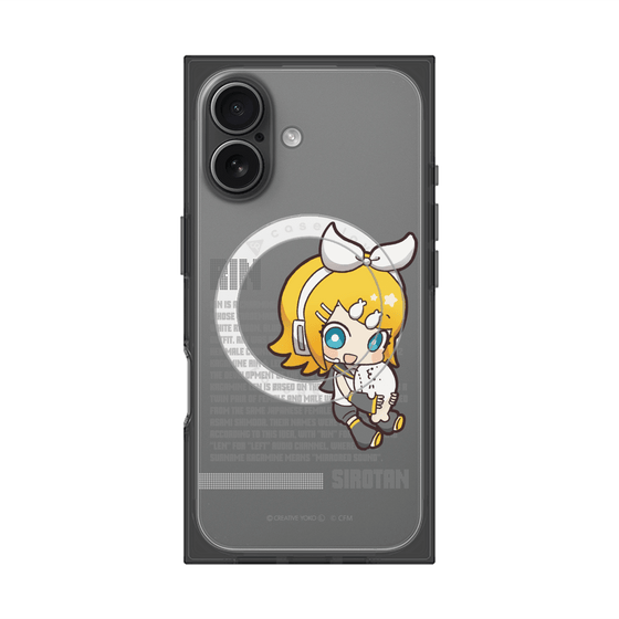 プレミアムスクエアケース with MagSafe［ しろたん×初音ミク - 鏡音リン - デジタルコード ］