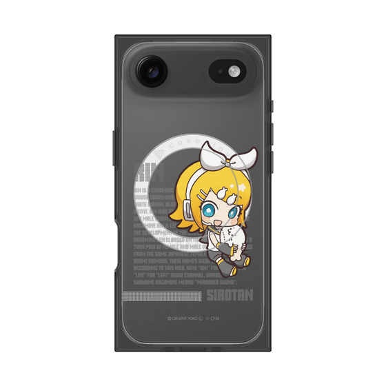 プレミアムスクエアケース with MagSafe［ しろたん×初音ミク - 鏡音リン - デジタルコード ］