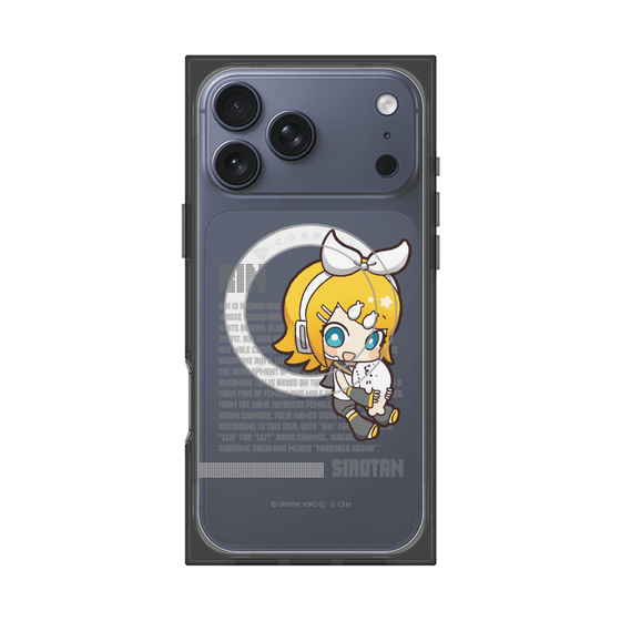 プレミアムスクエアケース with MagSafe［ しろたん×初音ミク - 鏡音リン - デジタルコード ］