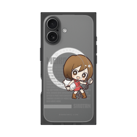プレミアムスクエアケース with MagSafe［ しろたん×初音ミク - MEIKO - デジタルコード ］