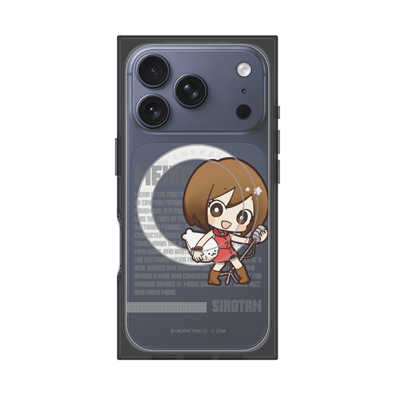 プレミアムスクエアケース with MagSafe［ しろたん×初音ミク - MEIKO - デジタルコード ］